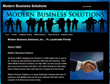 Tablet Screenshot of modernbusinesssolutions.net